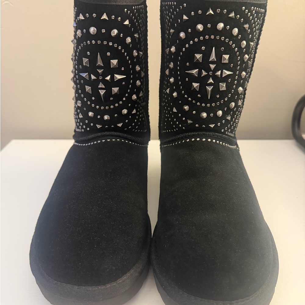 Black Ugg Studded Women's Boots